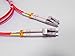 10 Meter Multimode Duplex Fiber Optic Cable (50/125) - LC to LC - Orange