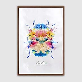 Framed Canvas Wall Art Insect Canvas Prints Home Artwork Decoration for Living Room,Bedroom - 16x24 inches
