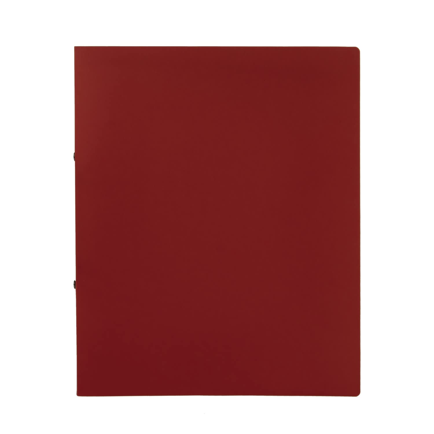 Idena 10433 Ring Binder in DIN A4 Format, 2-Ring Mechanism with 16 mm Diameter, 20 mm Spine Width, Bordeaux, 1 Piece