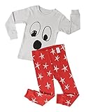 UniFriend Premium 100% COTTON Little Boys, Girls 2 Piece Pajama Set
