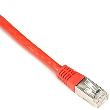 Black Box EVNSL0172RD-0025 CAT5E SHLD Patch Cable 25 26 AWG STRND C