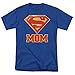Superman Super Mom T Shirt & Stickers (Large)
