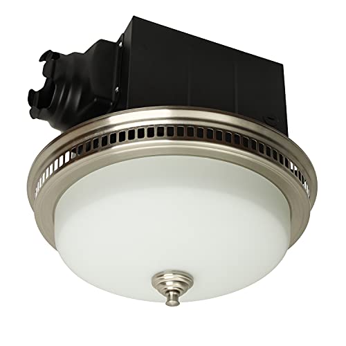 Ultra Quiet Bathroom Exhaust Fan with LED Light and Nightlight 110CFM 1