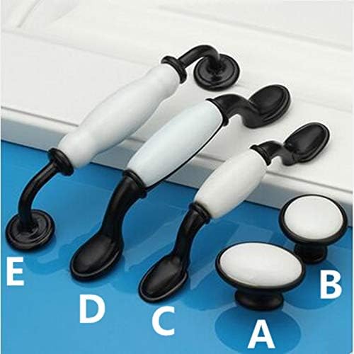 160mm 128mm Modern Simple Fashion Furniture Ceramic Handles White