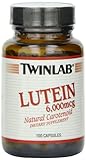 Twinlab Lutein 6000mcg, 100 Capsules (Pack of 2)