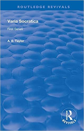 Amazon Com Varia Socratica Routledge Revivals 9780367150747 Taylor A E Books