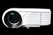 2018 Projector(Warranty Included),XINDA Huge Screen Video Projectors with free HDMI Cable,Multimedia Home Theater support 1080P Support Smartphones Blu-ray DVD Player,Laptops and Tablets(White)