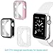 Apple Watch Stand - Tranesca Silver Apple Watch Stand with Bumper case for 42mm Apple Watch Serial 2 -NOT for Serial 1 (3 Bumper in a Pack)
