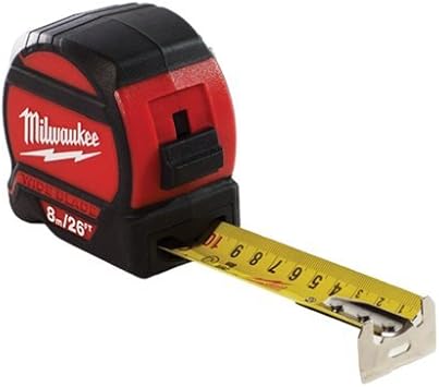 Milwaukee 8m 26 Ft Wide Blade Tape Measure 48 22 7526 Amazon Ca Tools Home Improvement