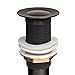 Oil Rubbed Bronze Bathroom Faucet Vessel Sink Pop Up Drain Stopper without Overflow 1 1/2