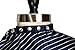 Linear Liam Cover N Style Water Resistant Hair cutting Styling Cape Navy and White Over sized 55 X 58