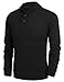 COOFANDY Men's Casual Shawl Collar Sweatshirts Long Sleeve Pullover