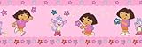 Brewster 147B02146 Dora Stars Pink Wall Border, Nickelodeon