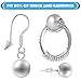 6 Ring Size Adjusters and 72 Earring Backs - Jewelry Spacer, Sizer, Guard for Loose Rings - Rubber Secure Backings - Soft Clear Silicone Replacements - Combo Set with Polishing Cloth