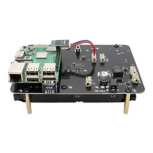 Geekworm Raspberry Pi 3 B+ (B Plus) / 3B 3.5 inch SATA HDD Storage Expansion Board, X830 V2.0 3.5" Mobile Hard Disk Disk Module for Raspberry Pi 3 Model B+ (B Plus)/3 Model B/Rock64