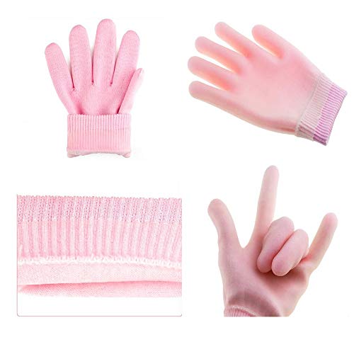 Looking for a simple and convenient solution to treat dry and rough skin on your hands and feet? Look no further than the Pinkiou Gel Lotion Socks Gloves Set. Thanks to the full-cover design and sustained release of TPR mineral oil, this set is perfect for repairing hard, dry, and rough skin on your hands, feet, heels, toes, and other problem areas. To get the best results, simply apply your favorite hand or body lotion before wearing the spa socks and gloves, and use them daily for fresher, softer skin.