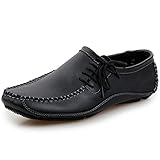Z-joyee Men's Moccasin Loafers Leatherette Driving Slip On Shoes