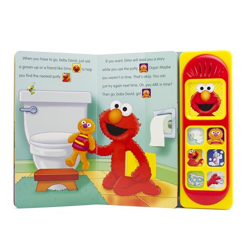 Sesame Street - Potty Time with Elmo - Potty Training Sound Book - PI Kids