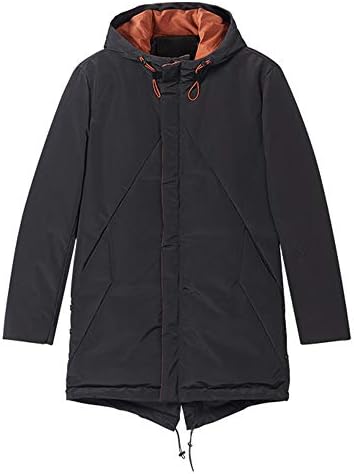 Hxbh メンズカジュアルダウンジャケットファッションフード付きの快適な暖かいダウンジャケット Billbay Co