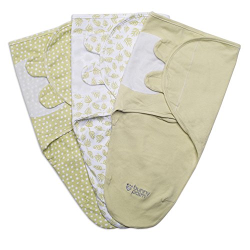 image for Bunny Palm Swaddle Blanket, Newborn Baby Swaddle Wrap Set, 3 Pack Prem