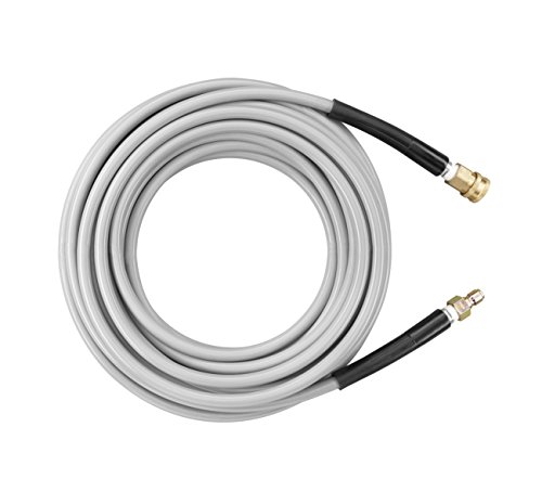 Powerfit AUN31047A Steel Braided Non-Marring High Pressure Hose, 50-Feet, 9/32"