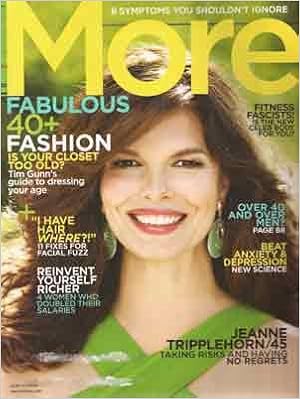 More Magazine March 2009 Fabulous Over 40 Fashion Jeanne