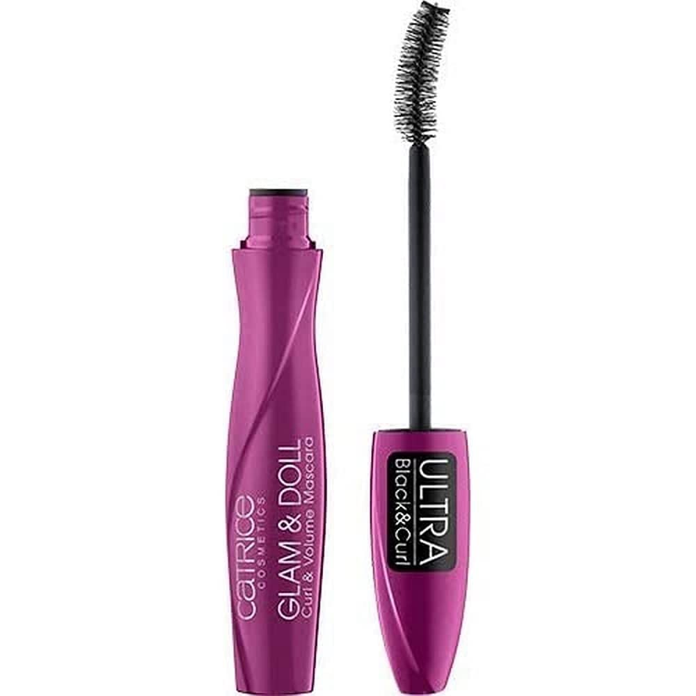 Catrice Glam&Doll Curl & Volume Mascara, volumizing, curling, ultra black, matte (10ml)