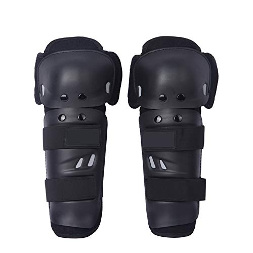 HNYG Adult Knee/Shin Guard Motocross Body Protection Motorcycle Knee Protector Black A799 (Black, Medium)