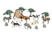 World Animals Farm Animal Bucket, 17-Piece