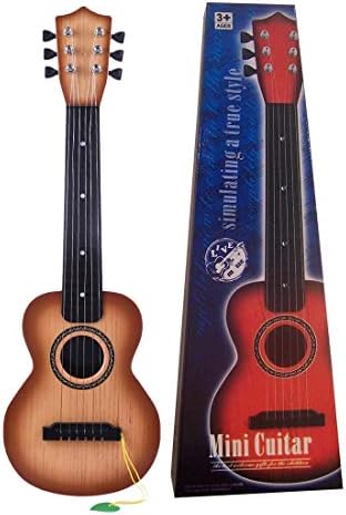 guy plays toy guitar in walmart