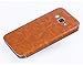 Galaxy J3 Case, Galaxy J3V Case, Asmart Premium Pu Leather Flip Cover With TPU Bumper Back Phone Case for Samsung Galaxy J3 / J3V, Galaxy Sky / Sol, Galaxy Amp Prime, Galaxy Express Prime (Brown)