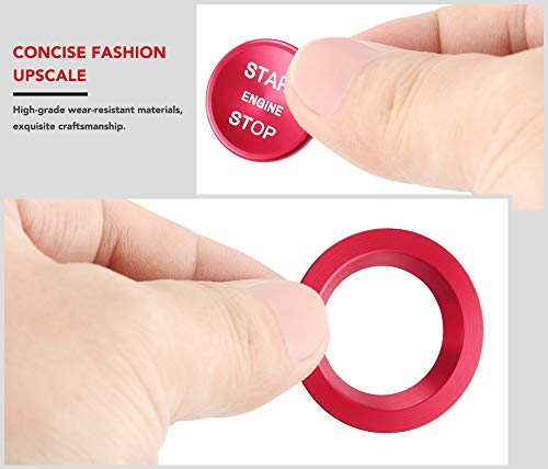 Car Accessories Start Stop Engine Push Button Sticker Fit For Land Rover Discovery Sport 5 Range Rover Jaguar XE F-Type F-Pace XJ XJR XF XFR XFR-S