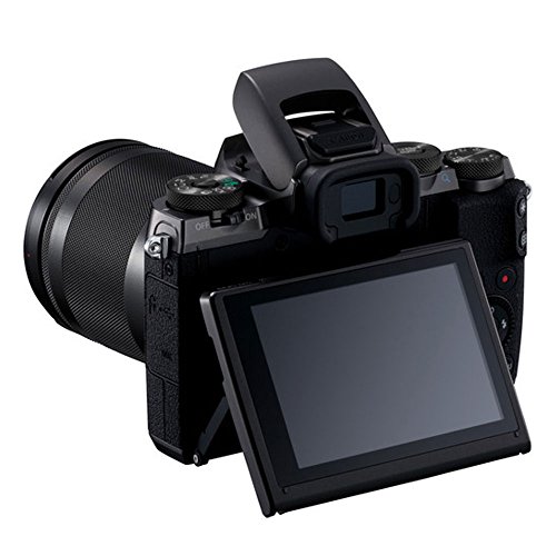 Canon-EOS-M5-Mirrorless-Digital-Camera-EF-M-18-150mm-f35-63-IS-STM-Lens-Graphite-SanDisk-64GB-55mm-Wide-Angle-2x-Lens-Wireless-Remote-Quality-Tripod-Slave-Flash-Accessories-Bundle