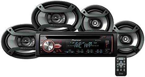 Pioneer Stereo In-Dash CD Receiver + 6 x 9" &amp; 6.5" Speakers Pair Audio Package