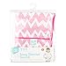Bumkins Waterproof Long Sleeved Art Smock, Pink Chevron (3-5 Years)