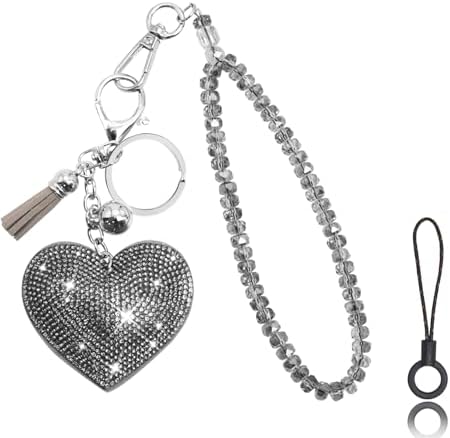 Prada Miu Miu Trick Oval Crystal Dark Blue Plex Charm Key Chain