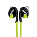 KSCAT Bluetooth Headphones Stereo Wireless Earphones for Running with Mic 6 Hours Play Time, Bluetooth V4.1, Sweatproof, Secure Ear Hooks Design, Green