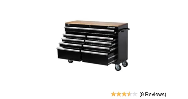 Husky 52 In W 9 Drawer Mobile With 5 In X 2 In Casters Work