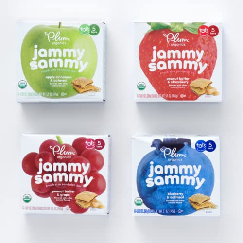 Plum Organics Jammy Sammy Snack Bars Organic Toddler & Kids Snacks