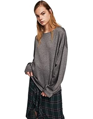 Women's Flecked Sweatshirt