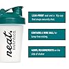 Neat-Nutrition-Protein-Shaker-Bottle-400ml-Sports-Supplements-shakers-for-Mixing-Protein-Shakes Neat Nutrition Protein Shaker Bottle, Easy to Use Shaker Bottle for Protein Shakes and Sports Drinks, 400mL Protein…