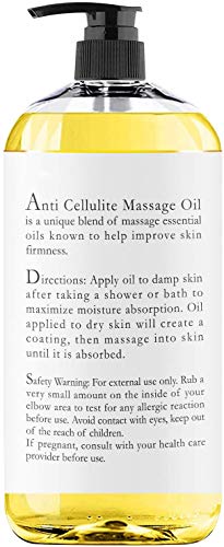 Brooklyn Botany - Anti Cellulite Treatment Massage Oil - 100% Natural Ingredients - Penetrates Skin 6X Deeper Than Cellulite Cream - Targets Unwanted Fat Tissues & Improves Skin Firmness - 8.8 OZ - Thumbnail 2