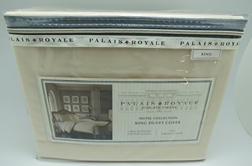 Palais Royale King Size Duvet Cover in Ivory Color 630 Thread Count