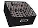 Alexi Ricci Black 6Hx11Wx11D Folding Storage Bin Orginization with Style