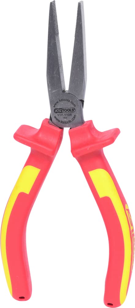 KS Tools Ergo Vde 165mm Flat Plier Serrated