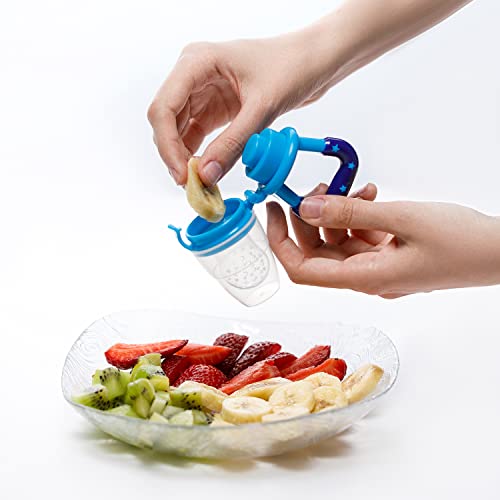 Gedebey Baby Food Feeder Fruit Pacifier (2 Pack) Fresh Food Fruit