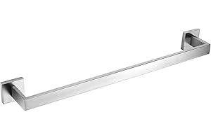 BAGNOLUX BANOLUX Bath Towel Rack Thicken 22 Inch Single Towel Bar for Bathroom, Bathroom Accessories Towel Rod Heavy Duty Wall Mounted SUS304 Stainless Steel Towel Holder, Brushed Nickel