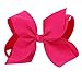 QingHan 4.5 inch Hair Bows For Girls Clips Grosgrain Ribbon Boutique bow Babies Teens Kids Toddlers Pack Of 20