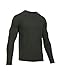 Under Armour Men's Charged Cotton Long Sleeve T-Shirt, Artillery Green/Black, X-Large