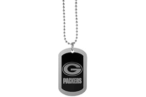 Siskiyou Sports NFL unisex-adult Chrome Tag Necklace